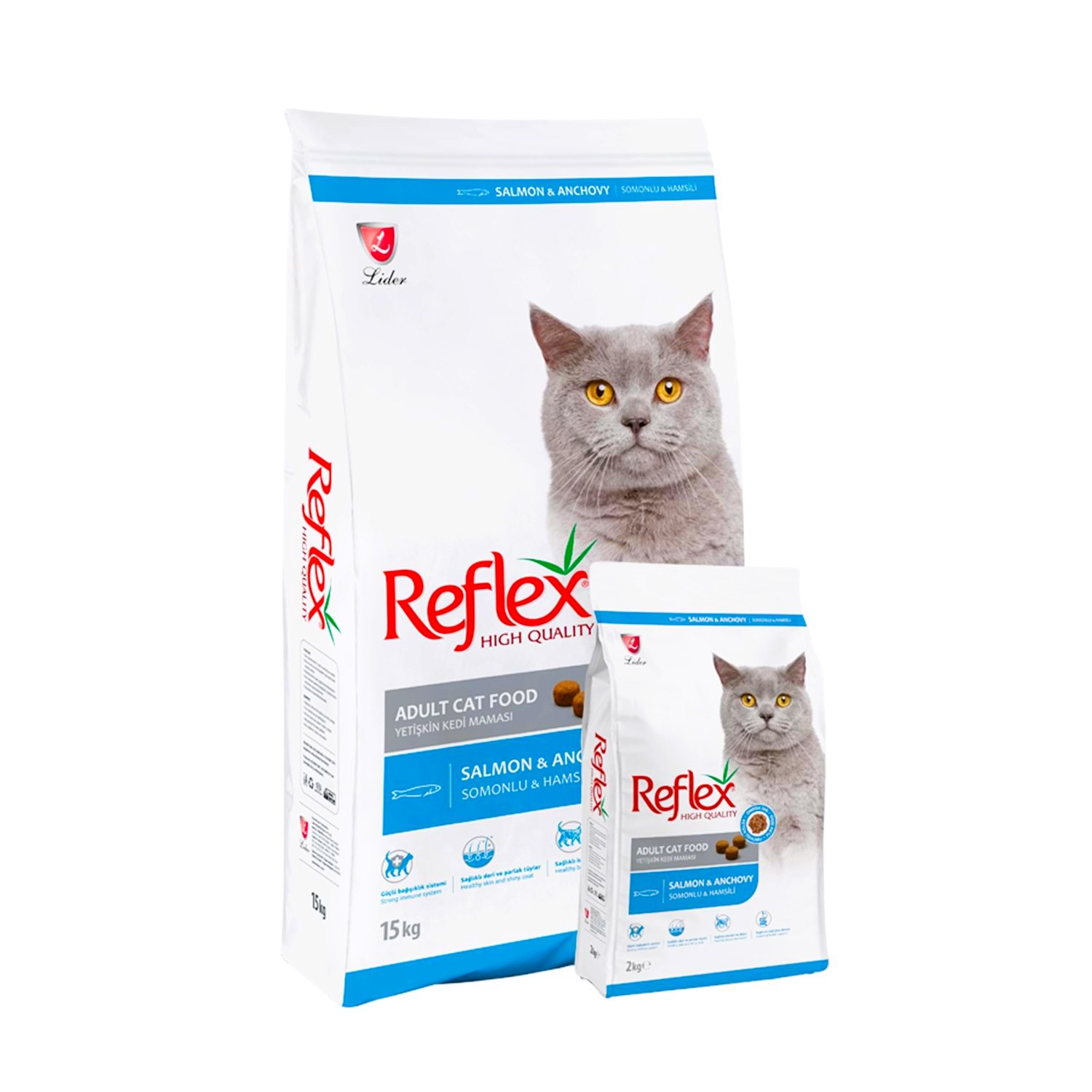 Reflex Somonlu & Hamsili Yetişkin Kedi Maması