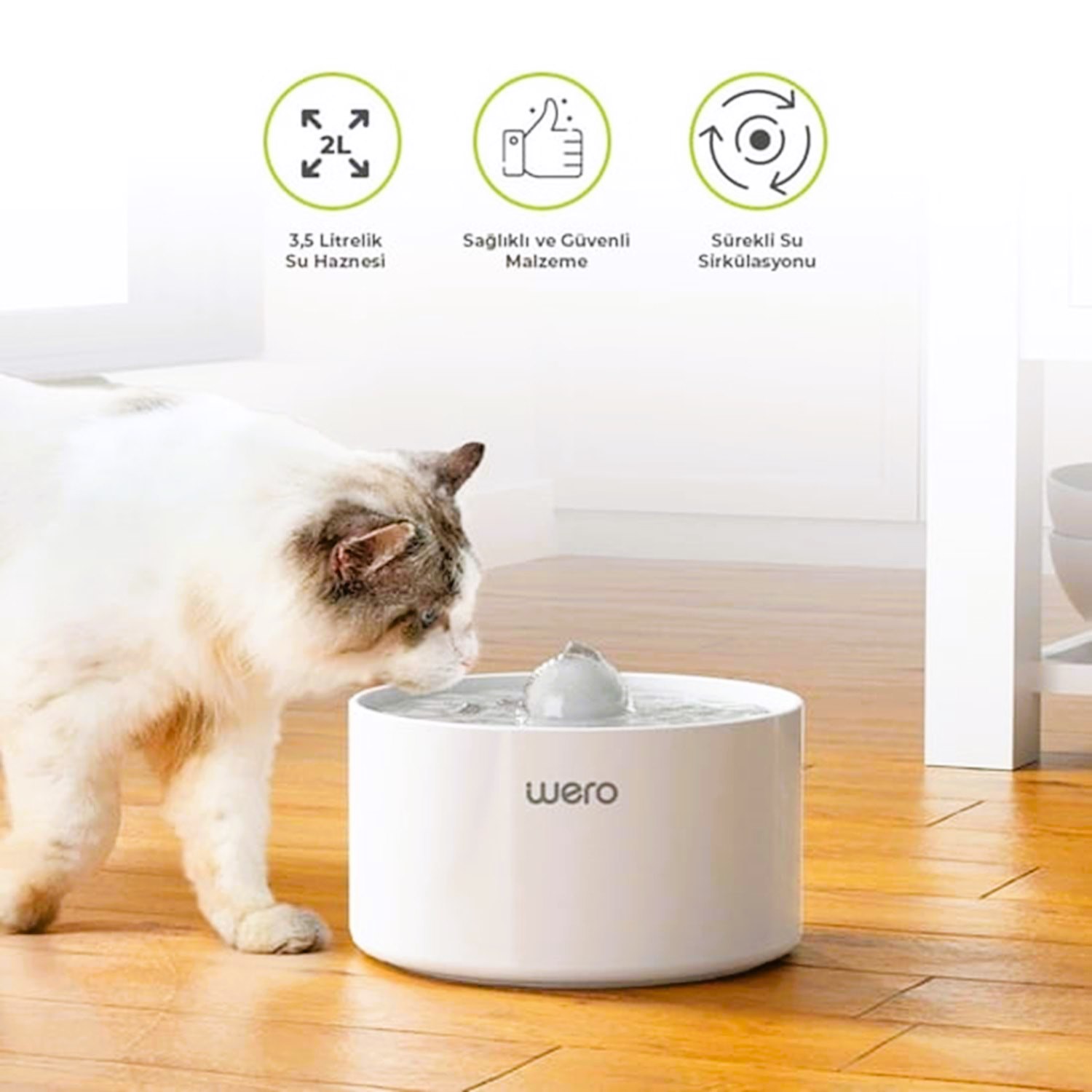 Wero W5 Seramik Su Şelalesi (3,5 Lt)