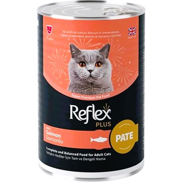 Reflex Plus Somonlu Pate Yetişkin Kedi Maması 395 Gr