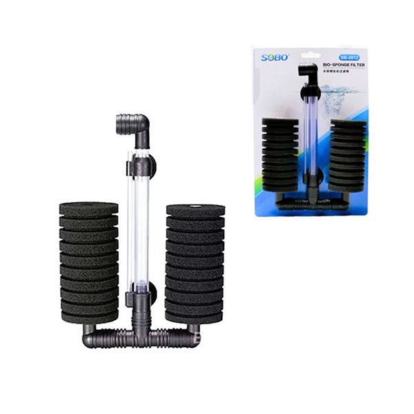 Sobo SB-2812 Pipo Sünger Filtre Çiftli
