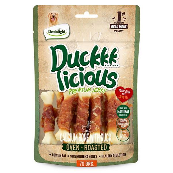 Duckki Licious Premium Jerky Calcium Bone With Ördekli 70 g