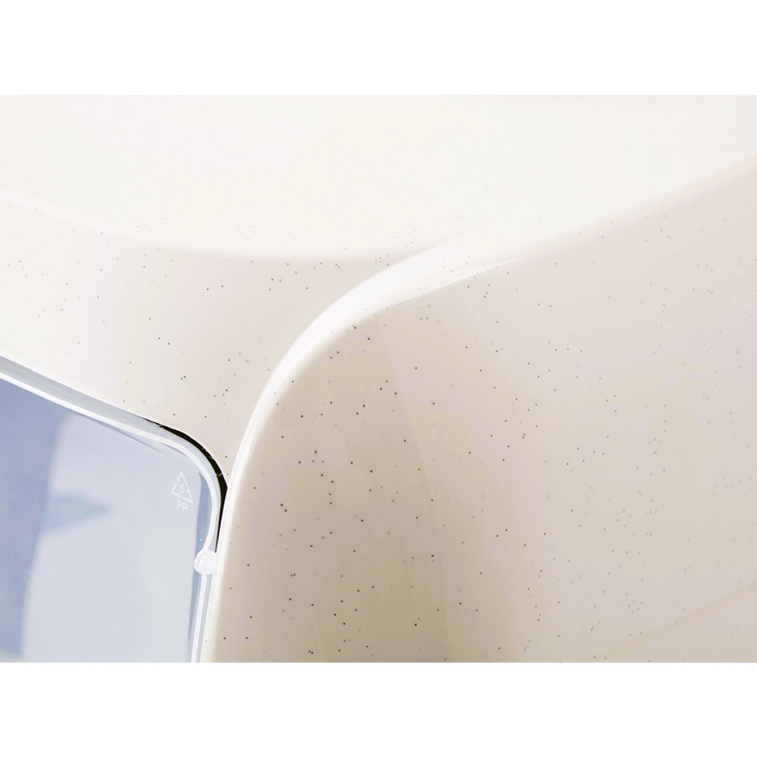 Savic Leo Happy Planet Kapalı Kedi Tuvaleti – Mocha Granite Warm Grey 64 x 46 x 45 Cm