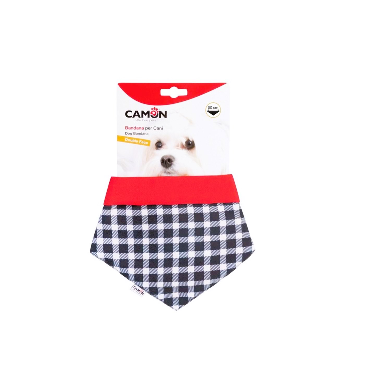 Camon Çift Taraflı Köpek Bandanası 50 cm