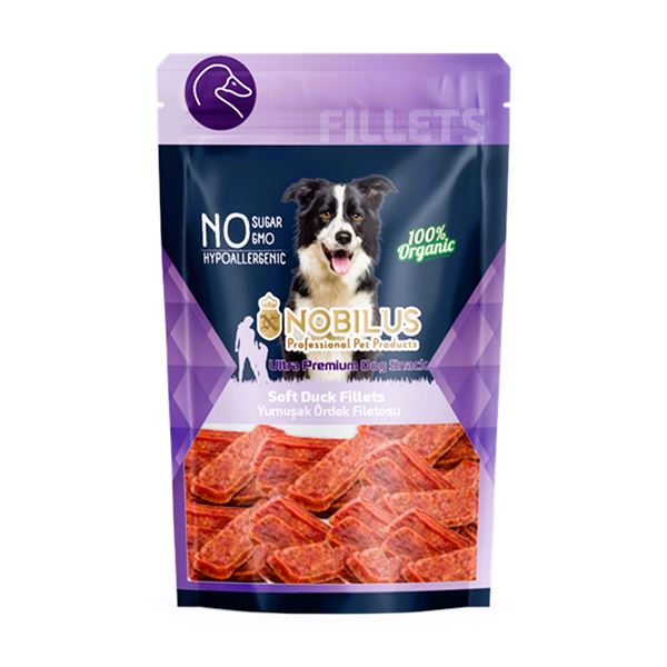 Nobilus Yumuşak Ördek Fileto Köpek Ödül Maması 80 Gr