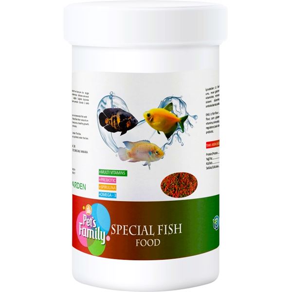 Pet's Family Special Fish Food Granül Balık Yemi 100 Ml (45 Gr)