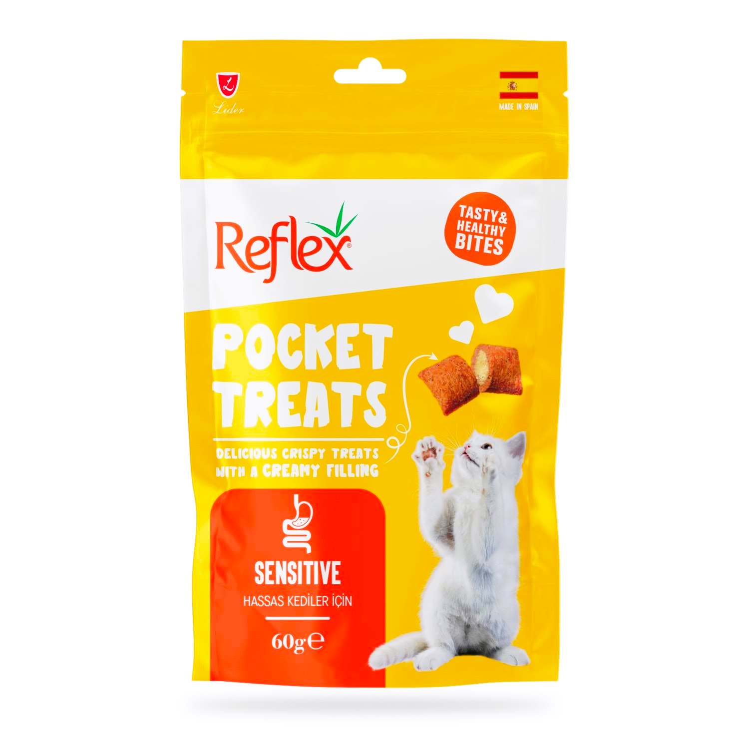 Reflex Pocket Treats Sensitive Hassas Kediler İçin Ödül Maması 60 Gr