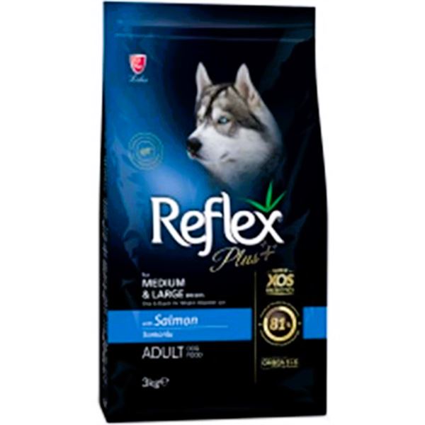 Reflex Plus Somonlu Orta & Büyük Irk Yetişkin Köpek Maması