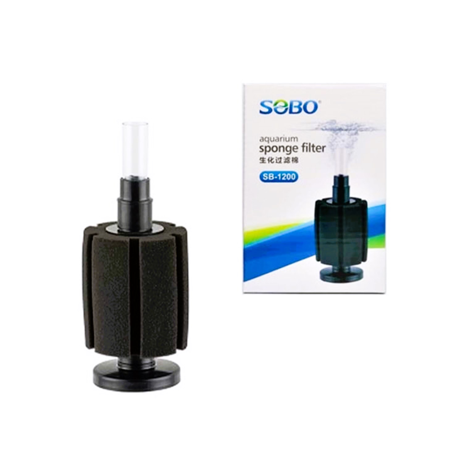 Sobo SB-1200 Silindir Sünger Filtre Uzun L Boy